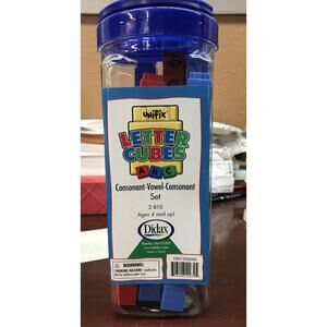 NEW set of Didax Educational Resources Unifix Letter Cubes Homeschool‎